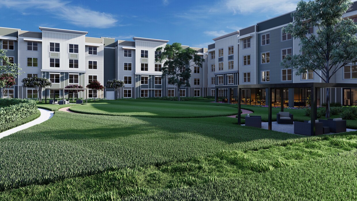 Exterior rendering - Fern Grove (55 + Senior Community)