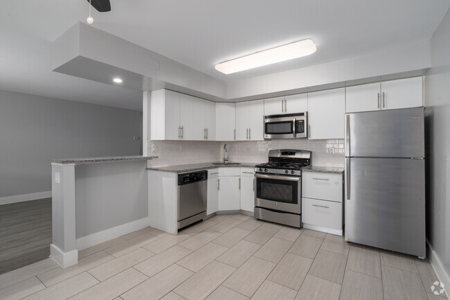 2BR, 1BA - 945F Kitchen - Westfield Apartments