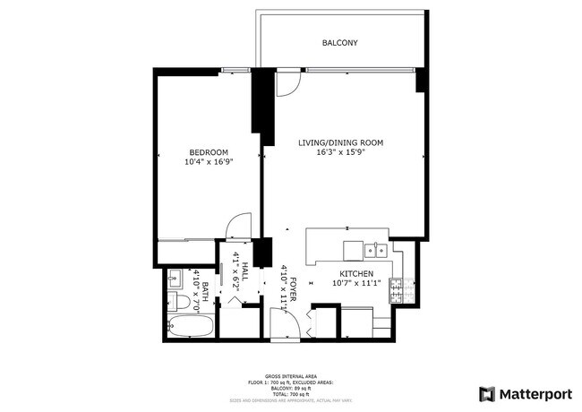Floor Plan (mirrored) - 620 Peachtree St NE