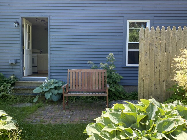 Private patio through back door - 31 Foye Rd