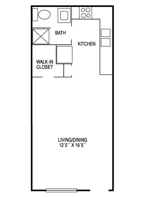 Studio - Madison Downtown Apartments