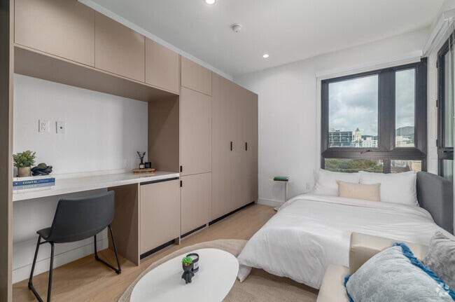 4BR, 4BA - 1,110SF - Bedroom - Miles at Highland CoLiving