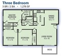 Three Bedroom Garden