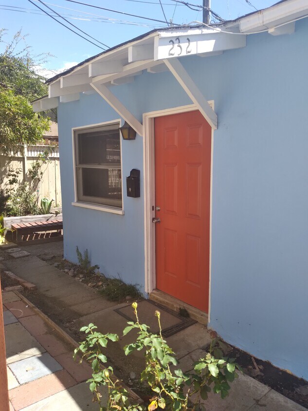 Front door - 232 N Sierra Ave