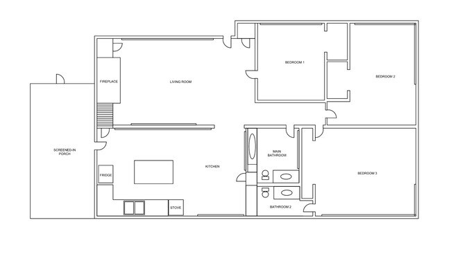Floor Plan - 1845 S Britain Rd