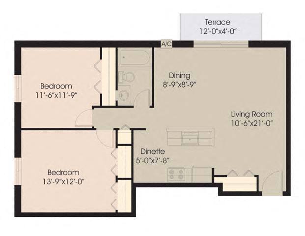 Chestnut Lake – 11A-Balcony w/ Lake View