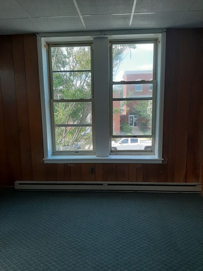 Front window overlooking courthouse - Prince William Apartments