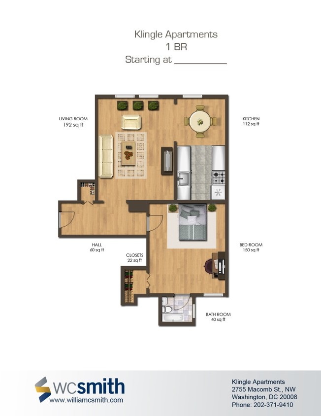 1BR/1BA - The Klingle