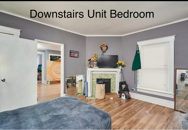 Bedroom including (non functional) tiled fireplace - 52 Corson Ave