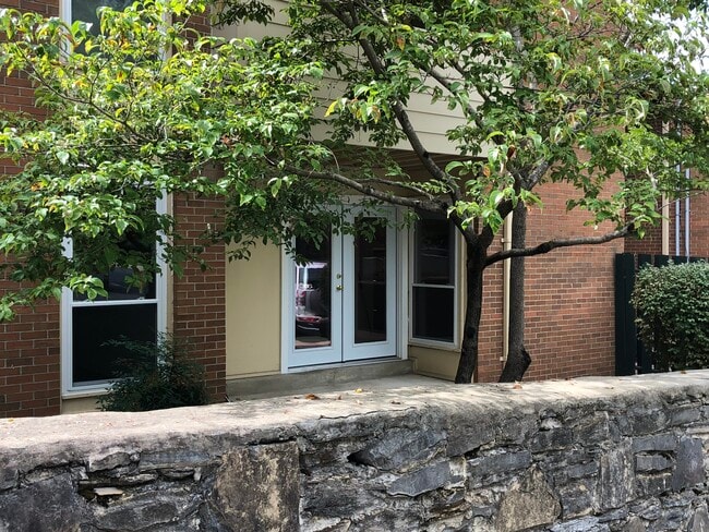 El condominio tiene patio privado con cerramiento de pared de roca. - 515 Basswood Ave