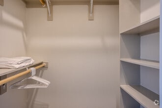 2BR, 2BA - 925SF - Verbena Closet - Meridian at Wylie - 55+ Affordable Apartments