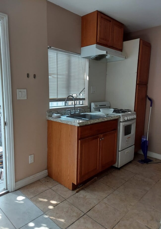 Gas Stove, Sink & Cabinet in the Kitchen - 1501 E 41st St