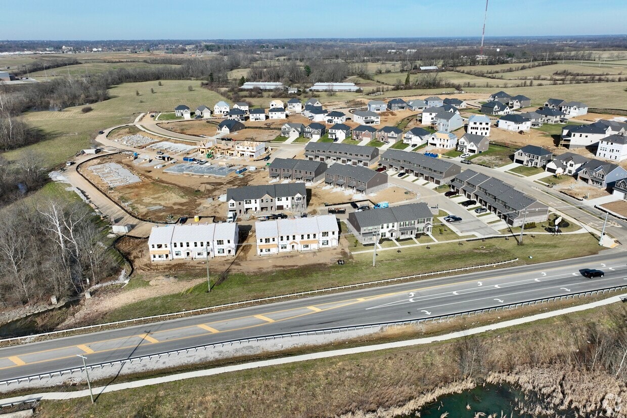 Aerial Photo - The Belhurst Park Townhomes