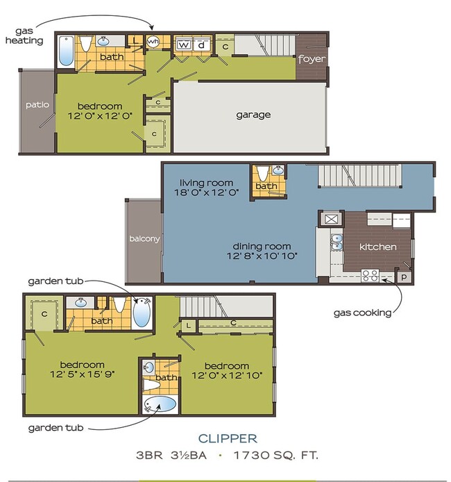 Interior Photo - The Ledges Apartment Homes