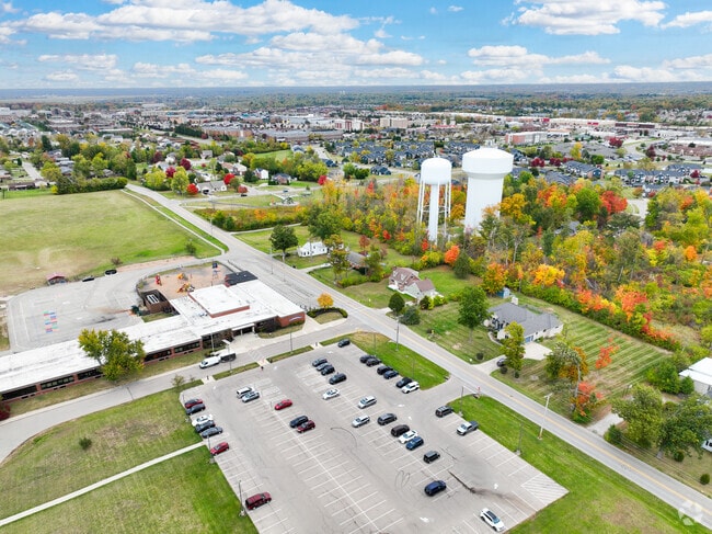 Beavercreek sit 7 miles out of downtown Dayton, where land is more wide open.