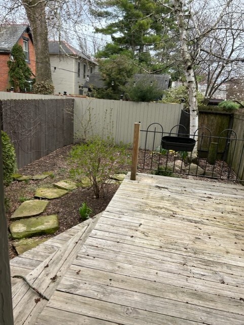 Private back yard - 179 E Kossuth St