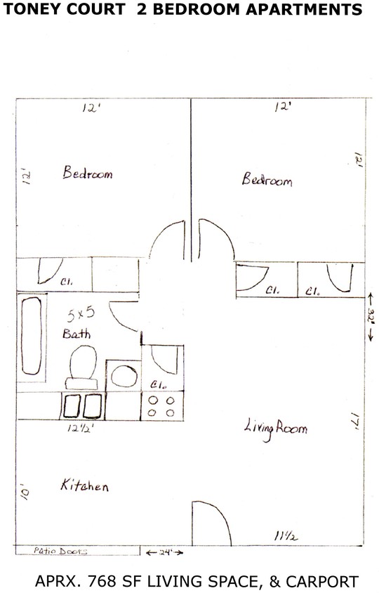 Abbreviated Floor Plan - 77 Toney Ct