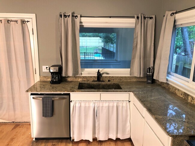 Nice prep space with view of pool and yard - 1915 Boston S Ave