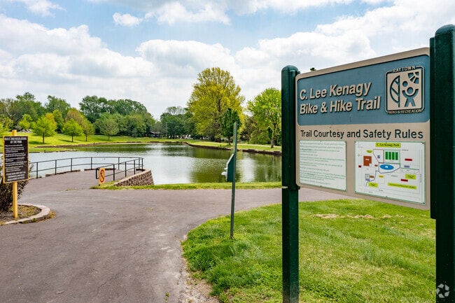 C. Lee Kenagy Park in Raytown has biking and hiking trails.