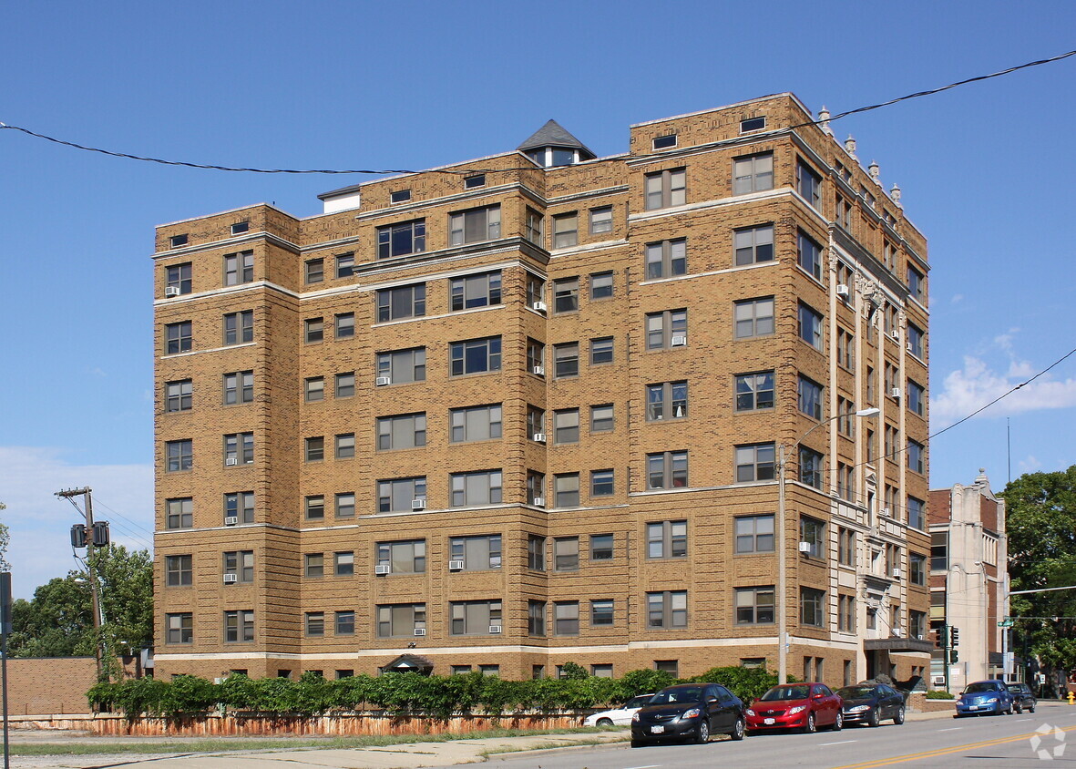 View from the southwest - Lafayette Apartments