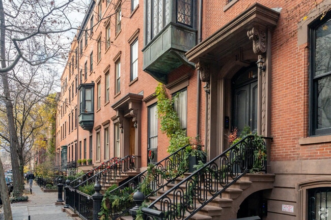 Iconic brownstones in Greenwich Village