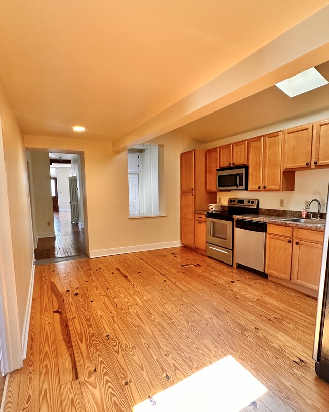 Large Eat-in kitchen looking toward dining room - 1301 W Strasburg Rd