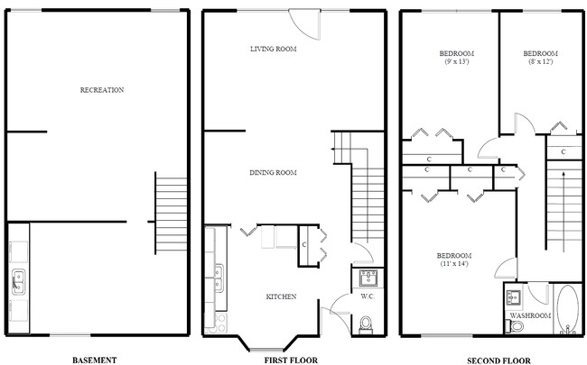 Floorplan - Wendover Townhouses
