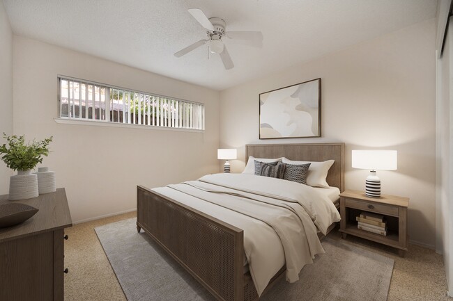 Oak Plan Bedroom - Olympus Park Apartments