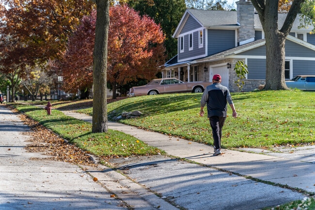 Tree-lined streets make Pewaukee ideal for neighborhood walks.