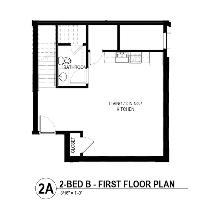 Floorplan - Forest Ave Rowhomes