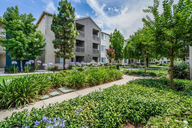 Balconies overlook lush courtyards - Pavona Apartments