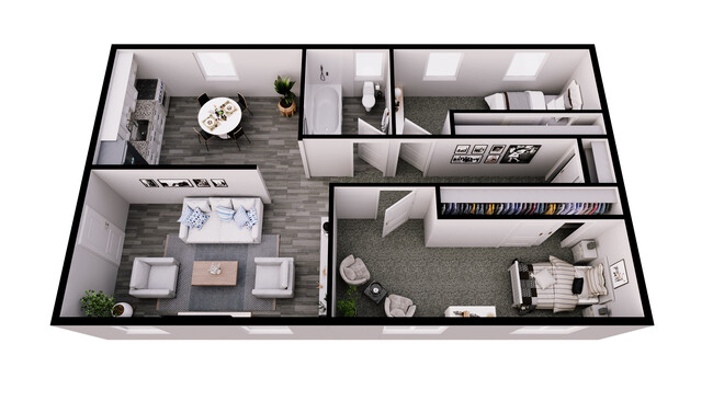 Plano de planta - Millbrook Apartments