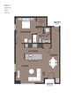 1 Bedroom Plan 1J