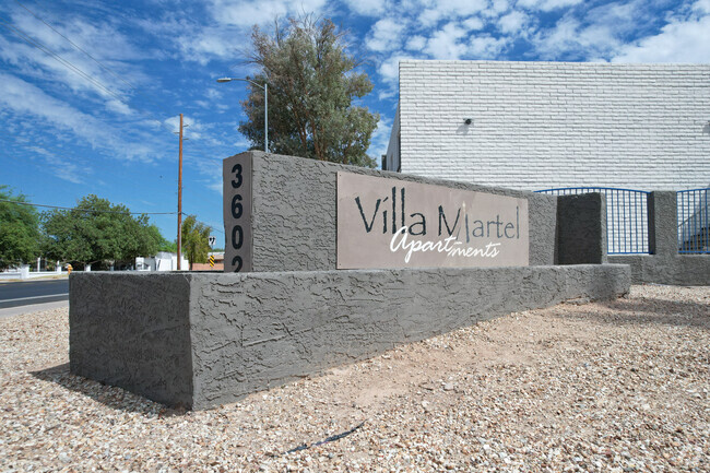 Monument Signage - Villa Martel