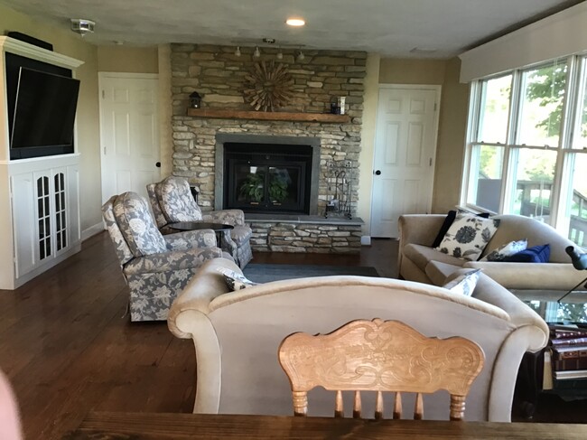 These chairs recline, rock and spin. Facing mountains now, can turn 180 for tv. - 4401 Joppa Mill Rd
