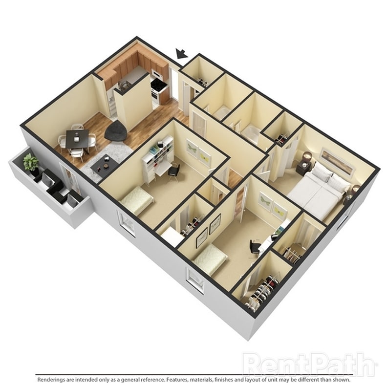 Parkside Towers – 302 - 3 Bdrm, 2 Bath