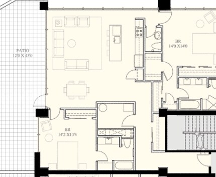 Floorplan - 300 E 3rd St