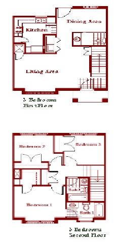 3HAB/2.5BA - Red Oak Townhomes