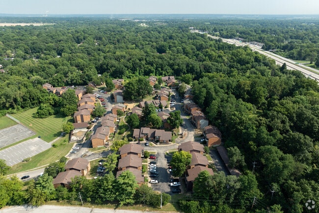 Aerial - Paddock Village Apartments