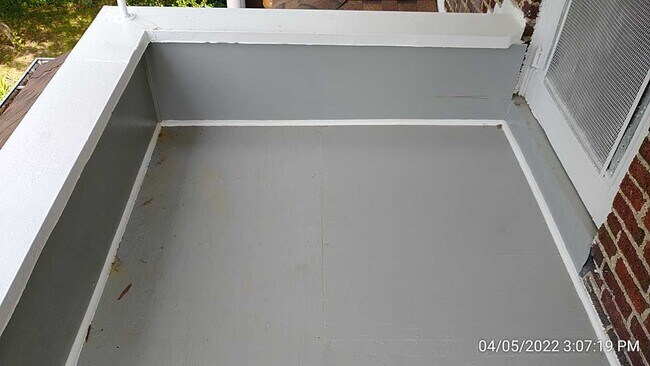 balcony is freshly painted - 809 Rankin Plz