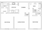 2Bed - 2Bath