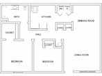 2Bed - 1Bath