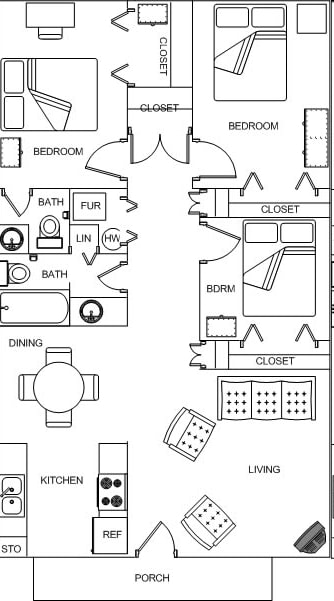 3BR/1.5BA - Buena Vida