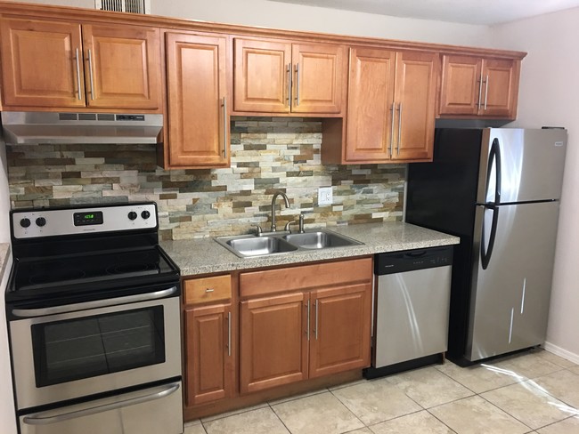 Renovated kitchen in 2 bed 1 bath - Pierson Palms