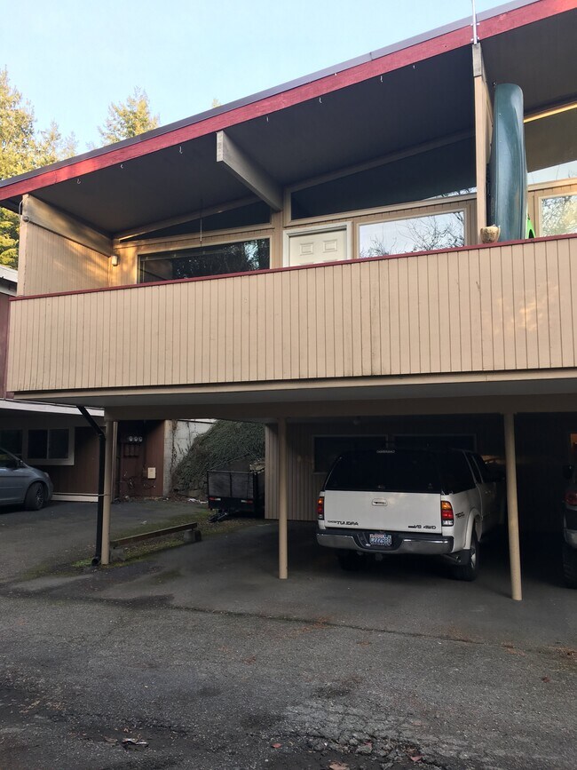 Rear Building 2 covered parking spaces - 17711 Linden Ave N