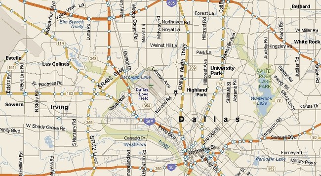 Location Map - Park Cities Townhomes