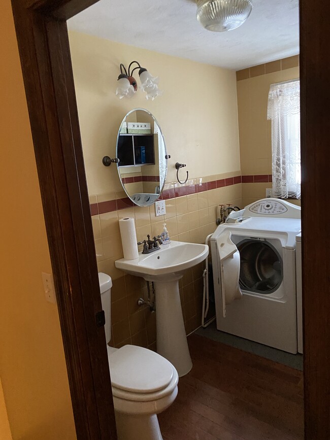 1/2 bath with laundry - 8 Browning Pond Rd