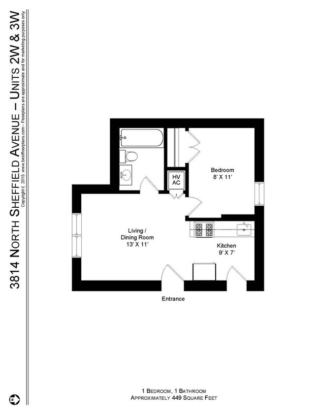 Foto del edificio - 3824 N Sheffield Ave