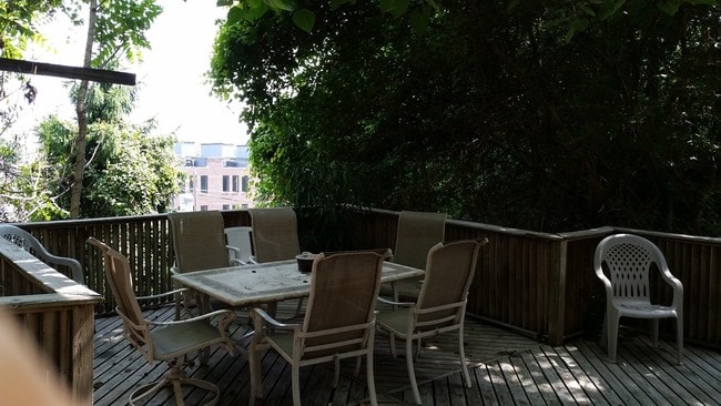Private rear deck and also a patio and parkin - 289 Greenough St