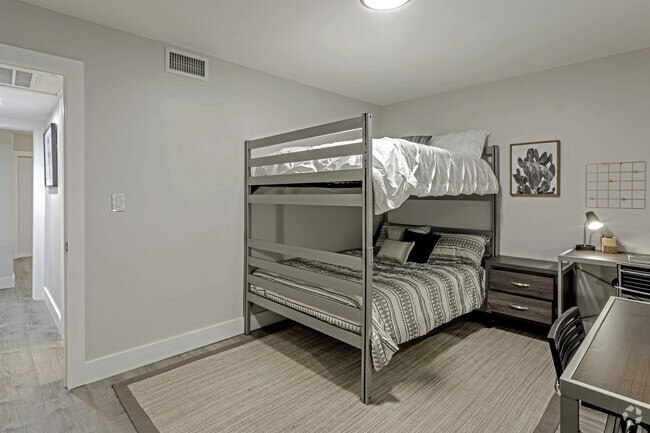 2BR,2BA - 900 SF - The Yard University Apartments